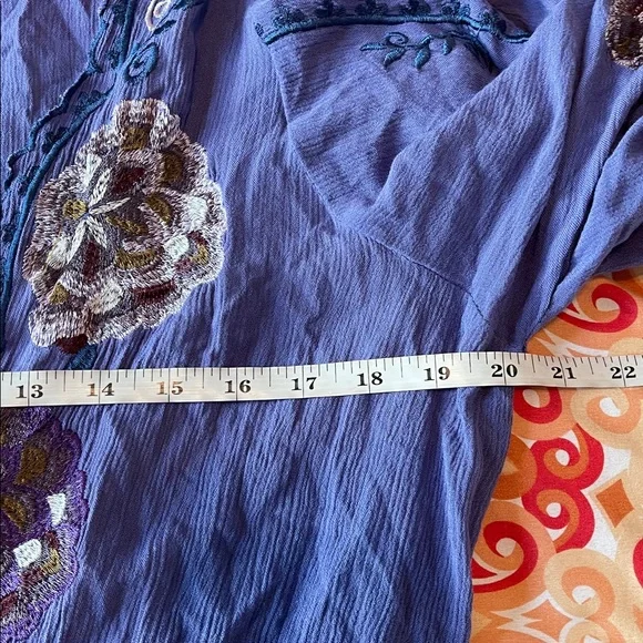 Free people Cora embroidered boho dress medium - Picture 6 of 7